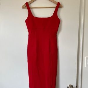 Diane von Furstenberg Red Bridget Dress Size 4
